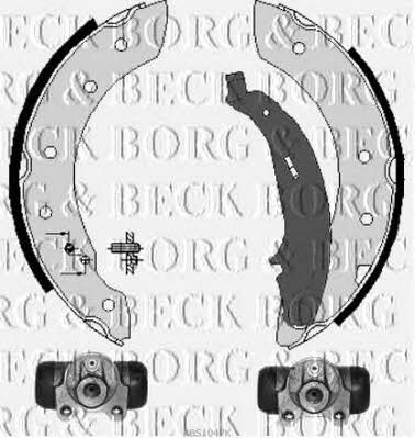 Borg & beck BBS1047K Brake shoe set BBS1047K