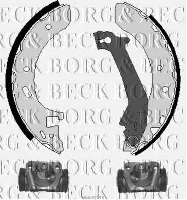 Borg & beck BBS1054K Brake shoe set BBS1054K