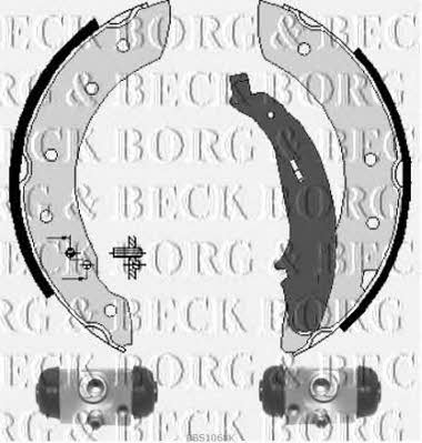 Borg & beck BBS1068K Brake shoe set BBS1068K