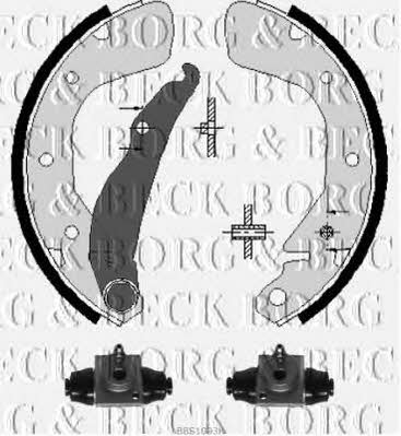 Borg & beck BBS1093K Brake shoe set BBS1093K