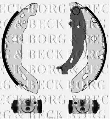 Borg & beck BBS1107K Brake shoe set BBS1107K