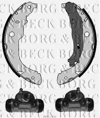 Borg & beck BBS1123K Brake shoe set BBS1123K