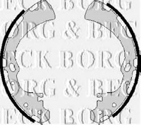 Borg & beck BBS6019 Brake shoe set BBS6019