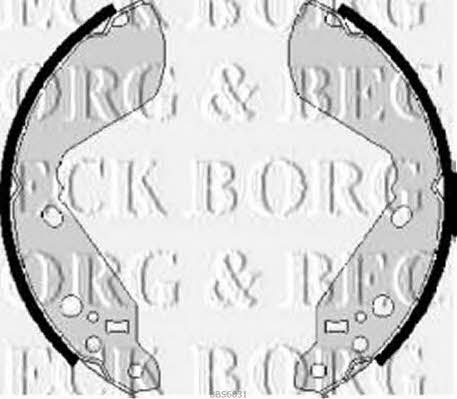 Borg & beck BBS6031 Brake shoe set BBS6031