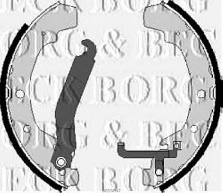 Borg & beck BBS6047 Brake shoe set BBS6047