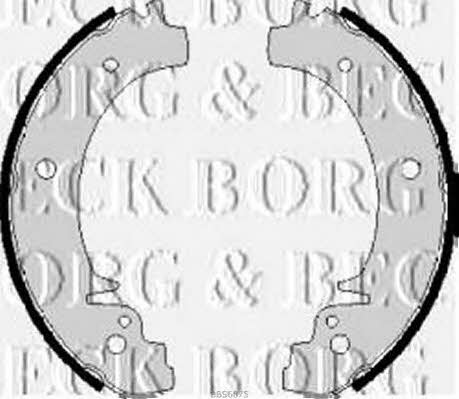 Borg & beck BBS6075 Brake shoe set BBS6075