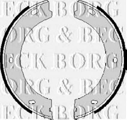 Borg & beck BBS6084 Parking brake shoes BBS6084