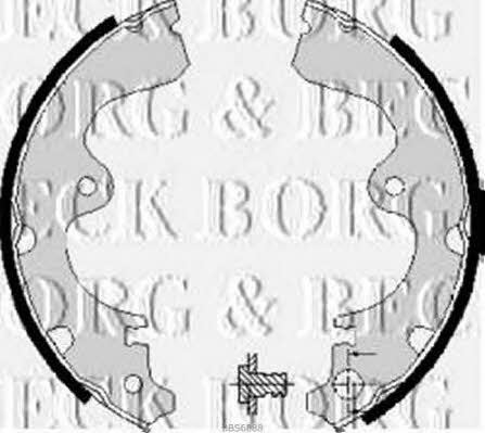 Borg & beck BBS6088 Brake shoe set BBS6088