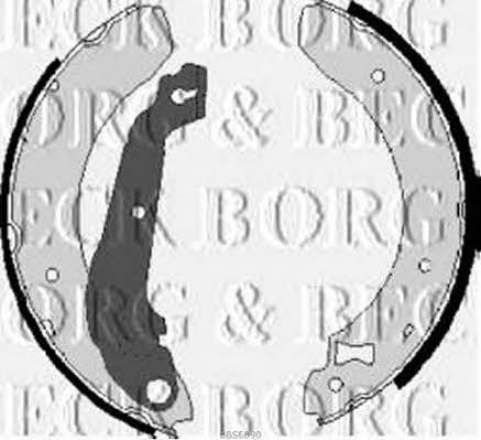 Borg & beck BBS6090 Brake shoe set BBS6090