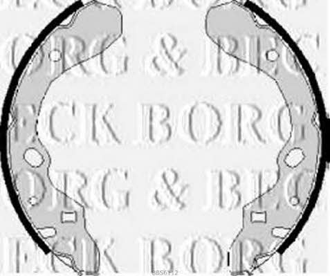 Borg & beck BBS6112 Brake shoe set BBS6112