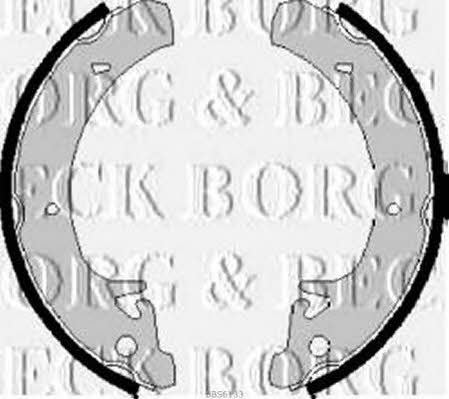 Borg & beck BBS6133 Brake shoe set BBS6133