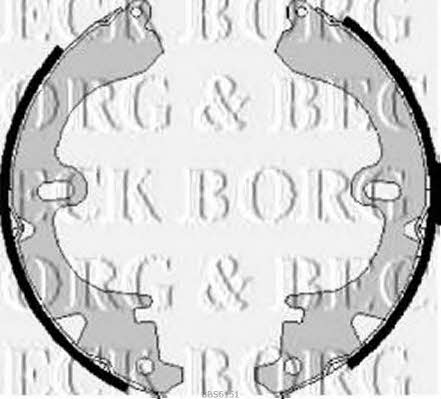 Borg & beck BBS6151 Brake shoe set BBS6151
