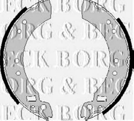 Borg & beck BBS6158 Brake shoe set BBS6158