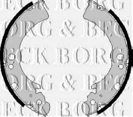 Borg & beck BBS6168 Brake shoe set BBS6168