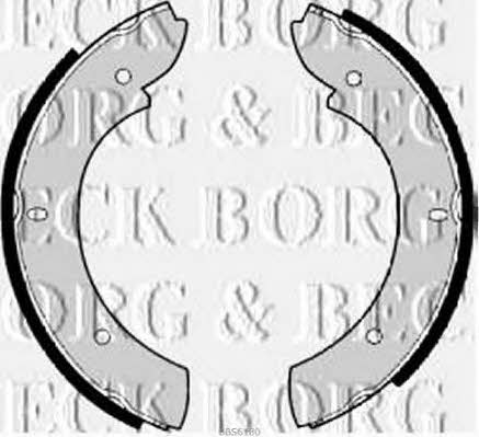 Borg & beck BBS6180 Parking brake shoes BBS6180