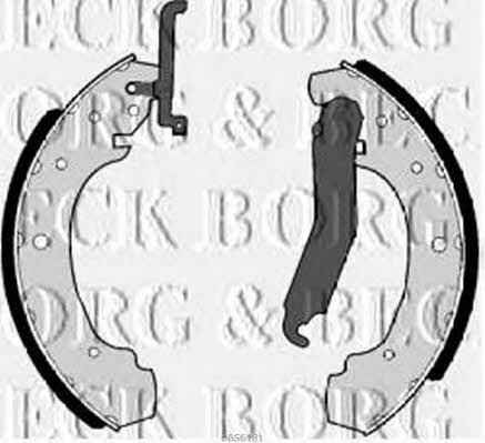 Borg & beck BBS6181 Brake shoe set BBS6181