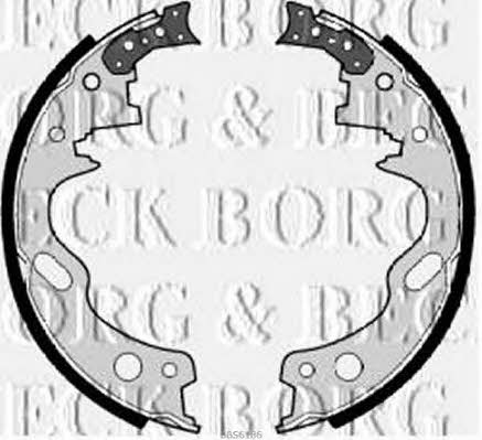 Borg & beck BBS6186 Brake shoe set BBS6186