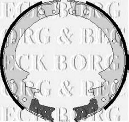 Borg & beck BBS6205 Brake shoe set BBS6205