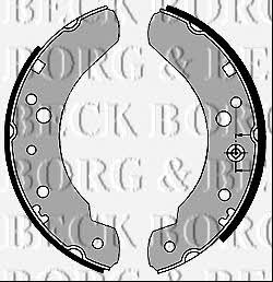Borg & beck BBS6209 Brake shoe set BBS6209