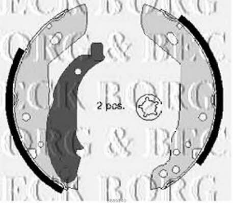 Borg & beck BBS6240 Brake shoe set BBS6240