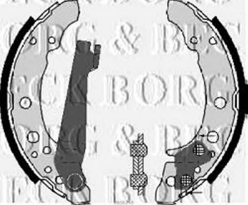 Borg & beck BBS6248 Brake shoe set BBS6248