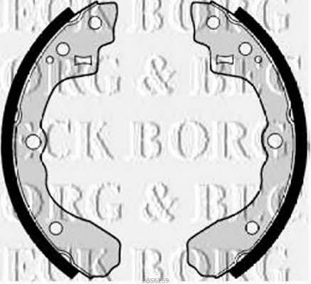 Borg & beck BBS6259 Brake shoe set BBS6259