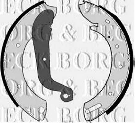 Borg & beck BBS6261 Brake shoe set BBS6261