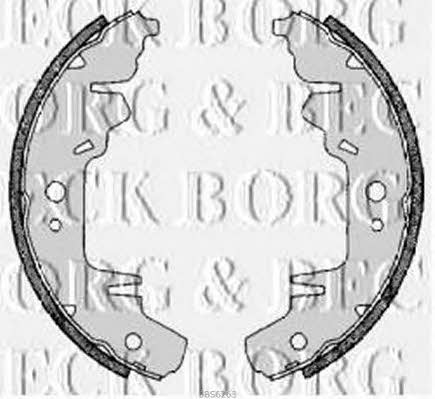 Borg & beck BBS6263 Brake shoe set BBS6263