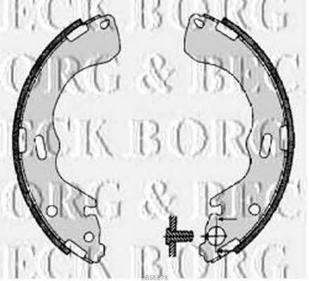 Borg & beck BBS6278 Brake shoe set BBS6278