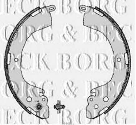 Borg & beck BBS6281 Brake shoe set BBS6281
