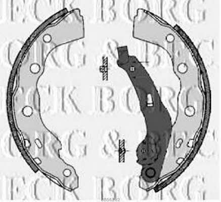 Borg & beck BBS6282 Brake shoe set BBS6282