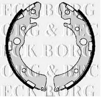 Borg & beck BBS6303 Brake shoe set BBS6303