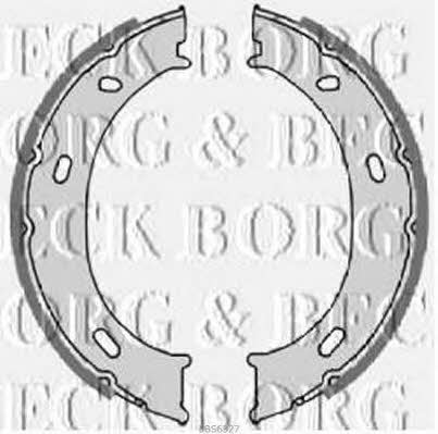 Borg & beck BBS6327 Parking brake shoes BBS6327