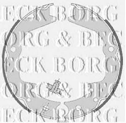 Borg & beck BBS6329 Parking brake shoes BBS6329