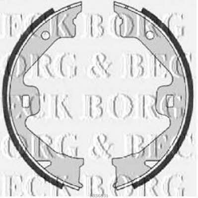 Borg & beck BBS6331 Parking brake shoes BBS6331