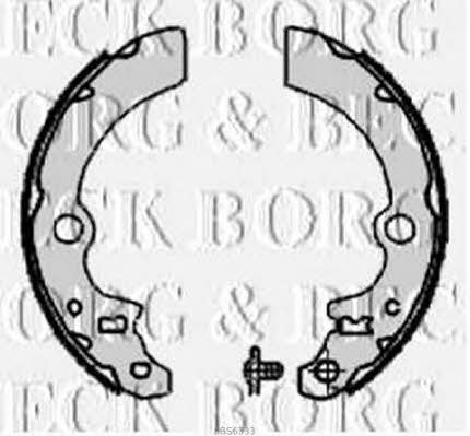 Borg & beck BBS6333 Brake shoe set BBS6333