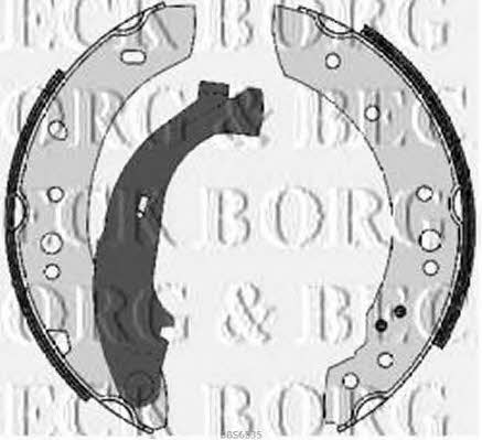 Borg & beck BBS6335 Brake shoe set BBS6335