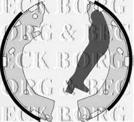 Borg & beck BBS6345 Brake shoe set BBS6345