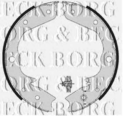Borg & beck BBS6361 Parking brake shoes BBS6361