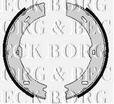 Borg & beck BBS6371 Brake shoe set BBS6371
