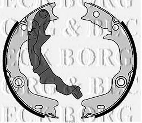 Borg & beck BBS6381 Brake shoe set BBS6381