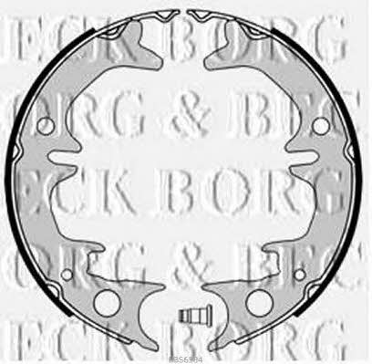 Borg & beck BBS6384 Brake shoe set BBS6384