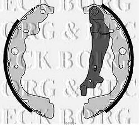 Borg & beck BBS6399 Brake shoe set BBS6399