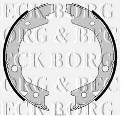 Borg & beck BBS6406 Brake shoe set BBS6406