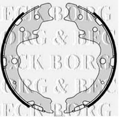 Borg & beck BBS6421 Brake shoe set BBS6421