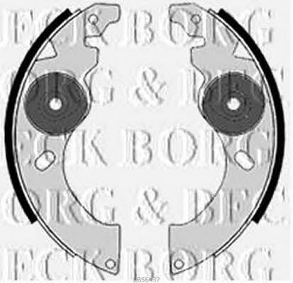 Borg & beck BBS6437 Brake shoe set BBS6437