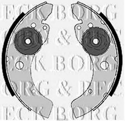 Borg & beck BBS6438 Brake shoe set BBS6438