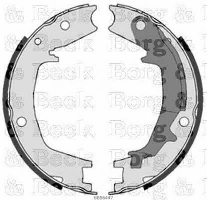 Borg & beck BBS6447 Parking brake shoes BBS6447