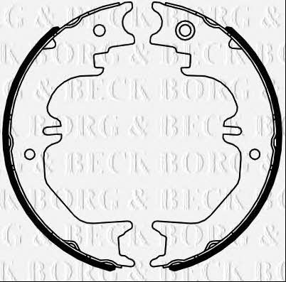 Borg & beck BBS6461 Brake shoe set BBS6461