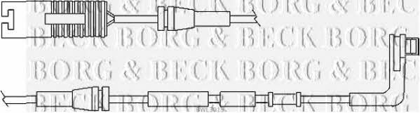 Borg & beck BWL3015 Warning contact, brake pad wear BWL3015